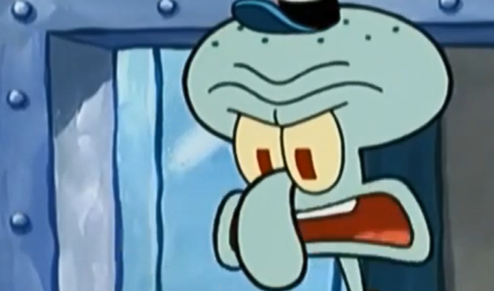 《海绵宝宝》我章鱼哥就是饿死在外边,我也不会吃一口蟹黄堡!