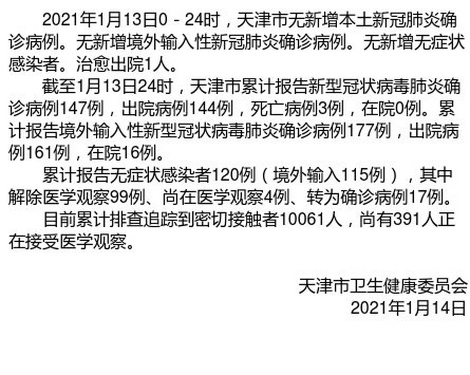  天津疫情来自哪里最新消息(天津疫情发生在哪里)