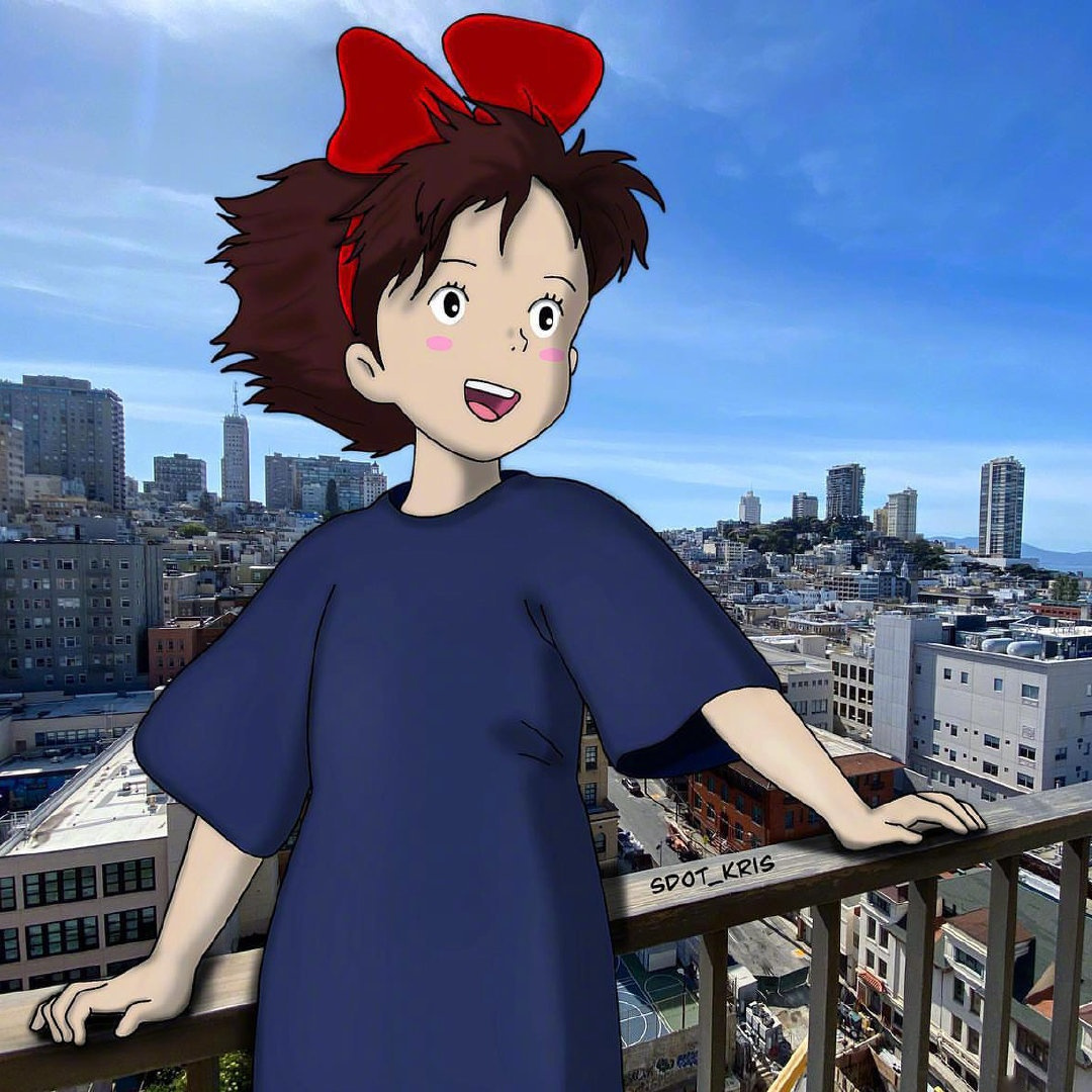 当宫崎骏人物生活在现代