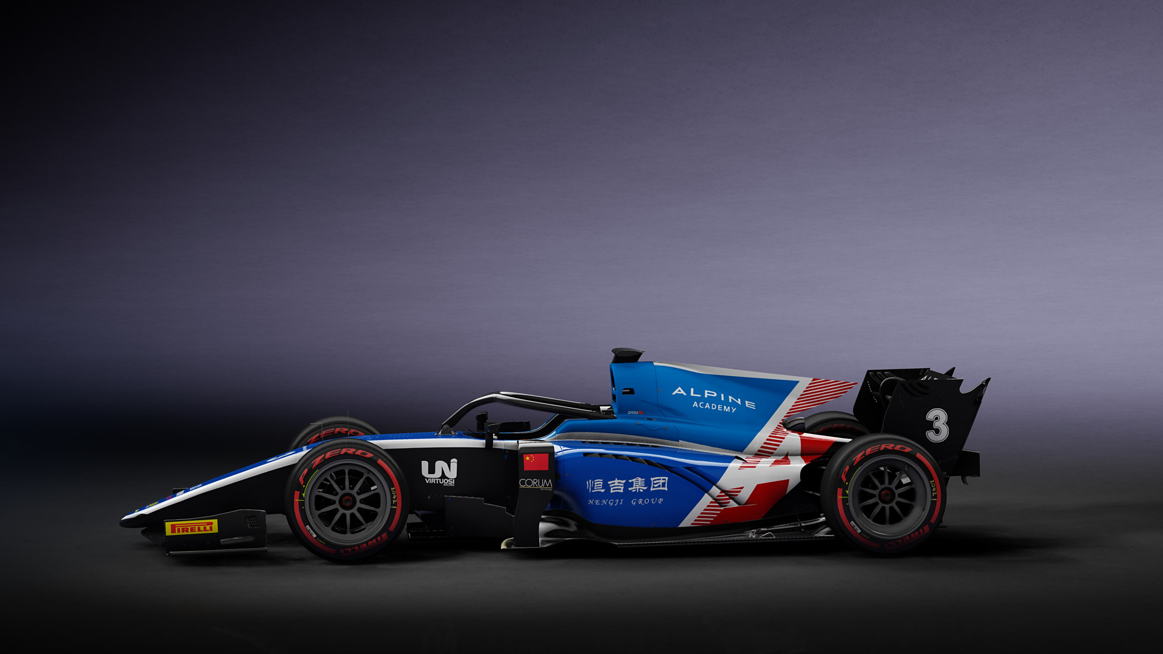 【f2】周冠宇2021赛季的新车涂装……  #f1##赛车