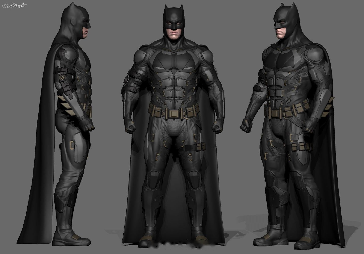 蝙蝠侠战衣设计图片