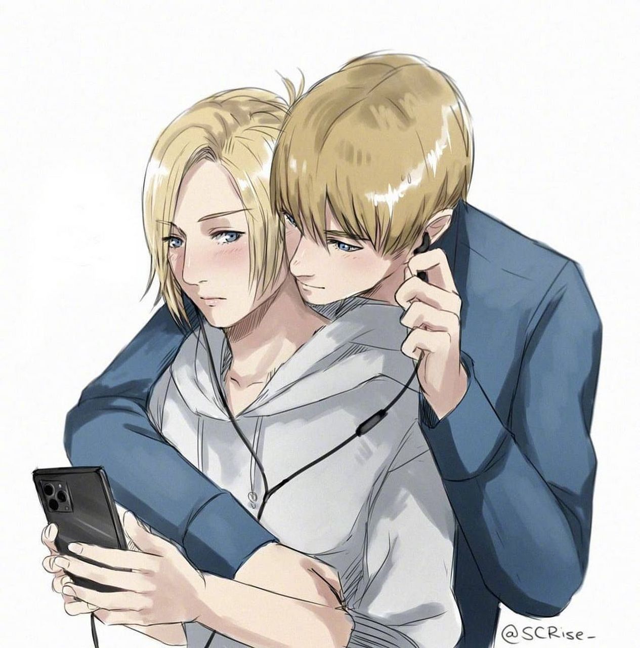 进击的巨人#  甜蜜指教爆棚  twi:scrise