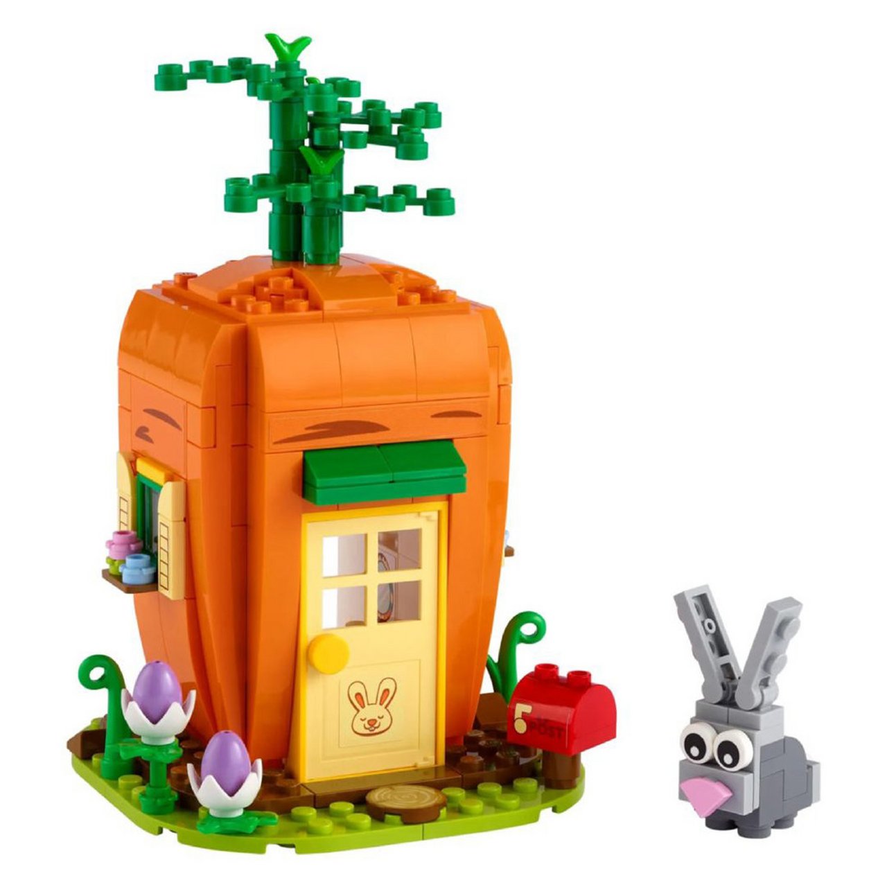 乐高新的赠品40449easter bunnys carrot house复活节兔子的胡萝卜屋
