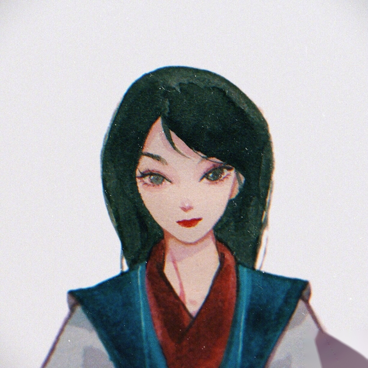 迪士尼公主胶片插画头像 | -阿莘