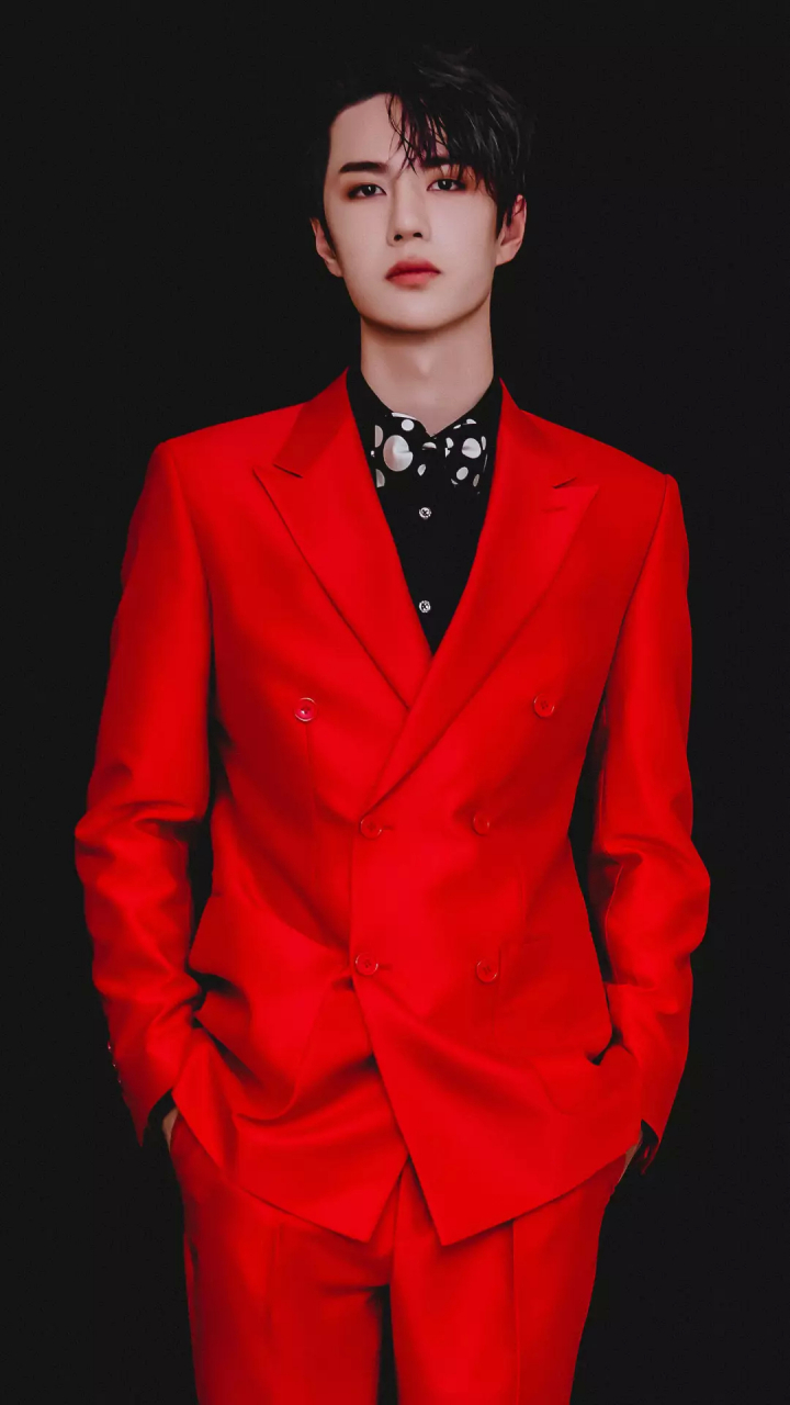 红与黑的极致绽放,令人眼前一亮,莫名想到了曼珠沙华,魅惑的王一博帅