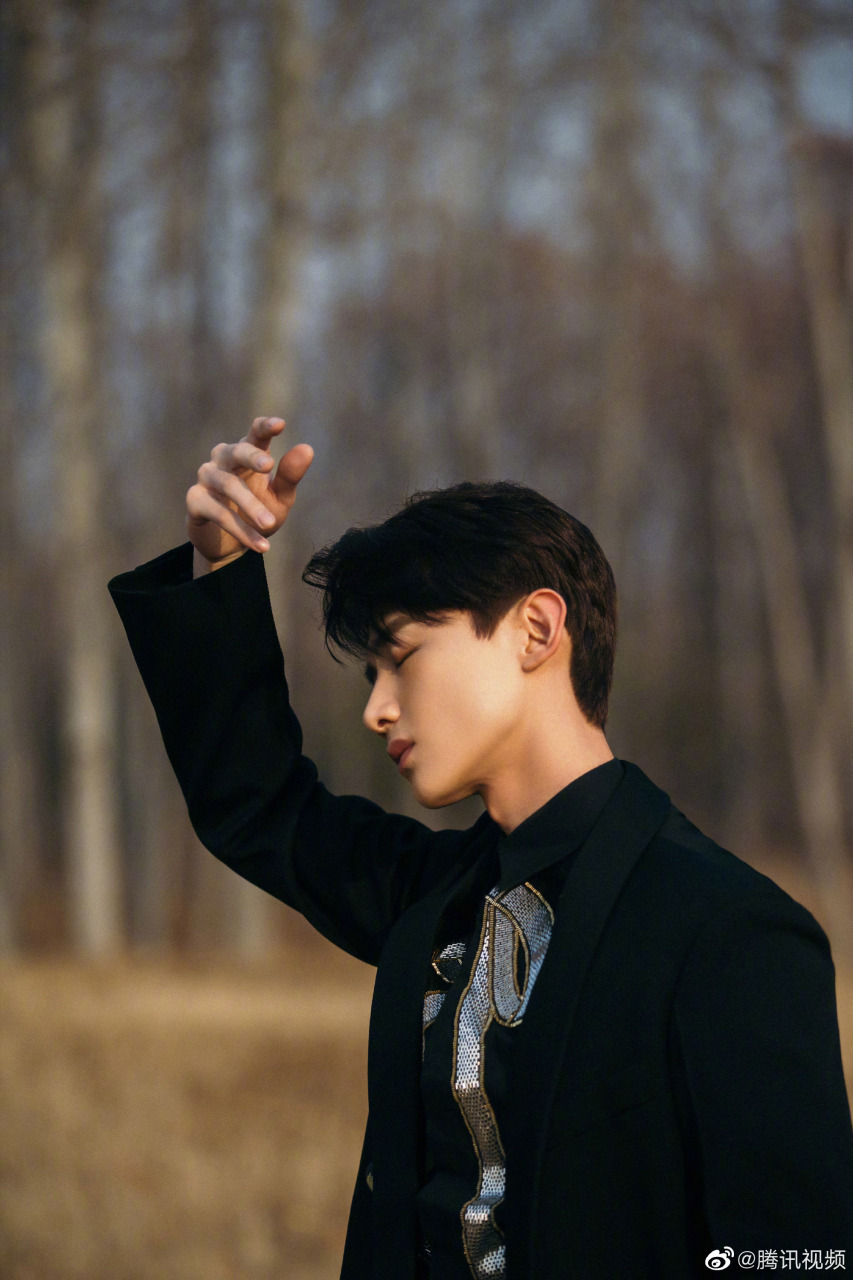 白敬亭氛围感大片  演员@白敬亭 今日出席2020国剧盛典 ,初冬大片