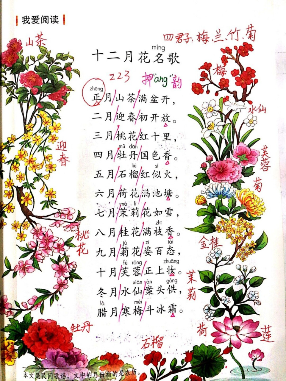 二上语文园地2,十二月花名歌 二上语文园地2,十二月花名歌