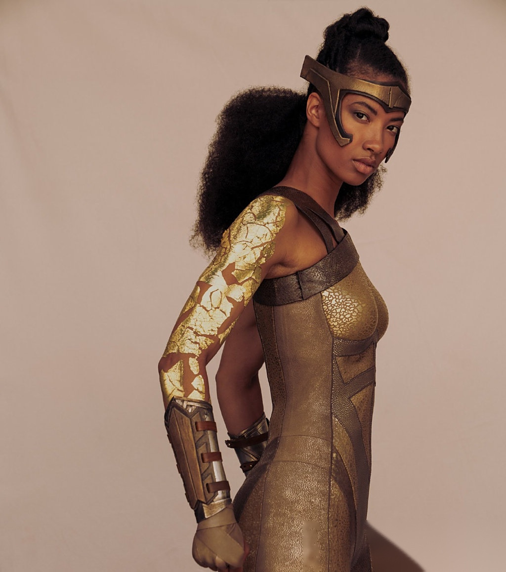 【#神奇女侠1984#】曝光亚马逊女战士定妆照金色战衣加身,每一位都好