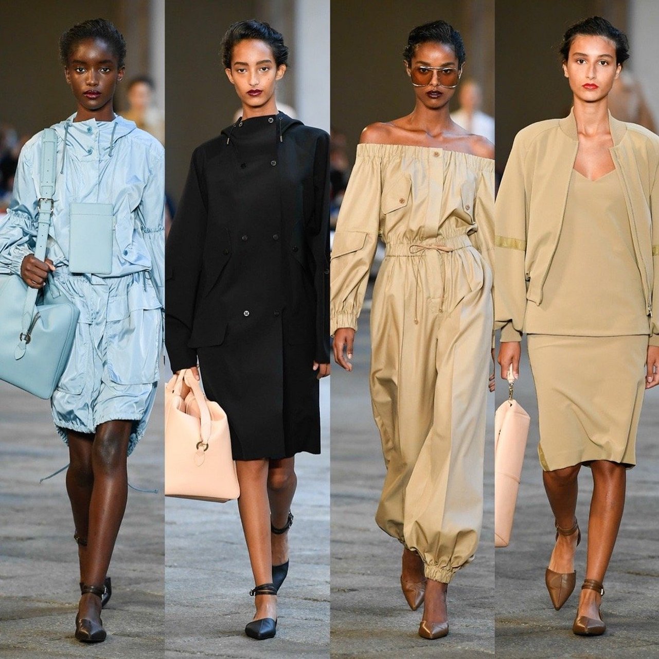 maxmara 2021春夏系列,似是带领我们逃离当下环境,从秀场选址定于米兰