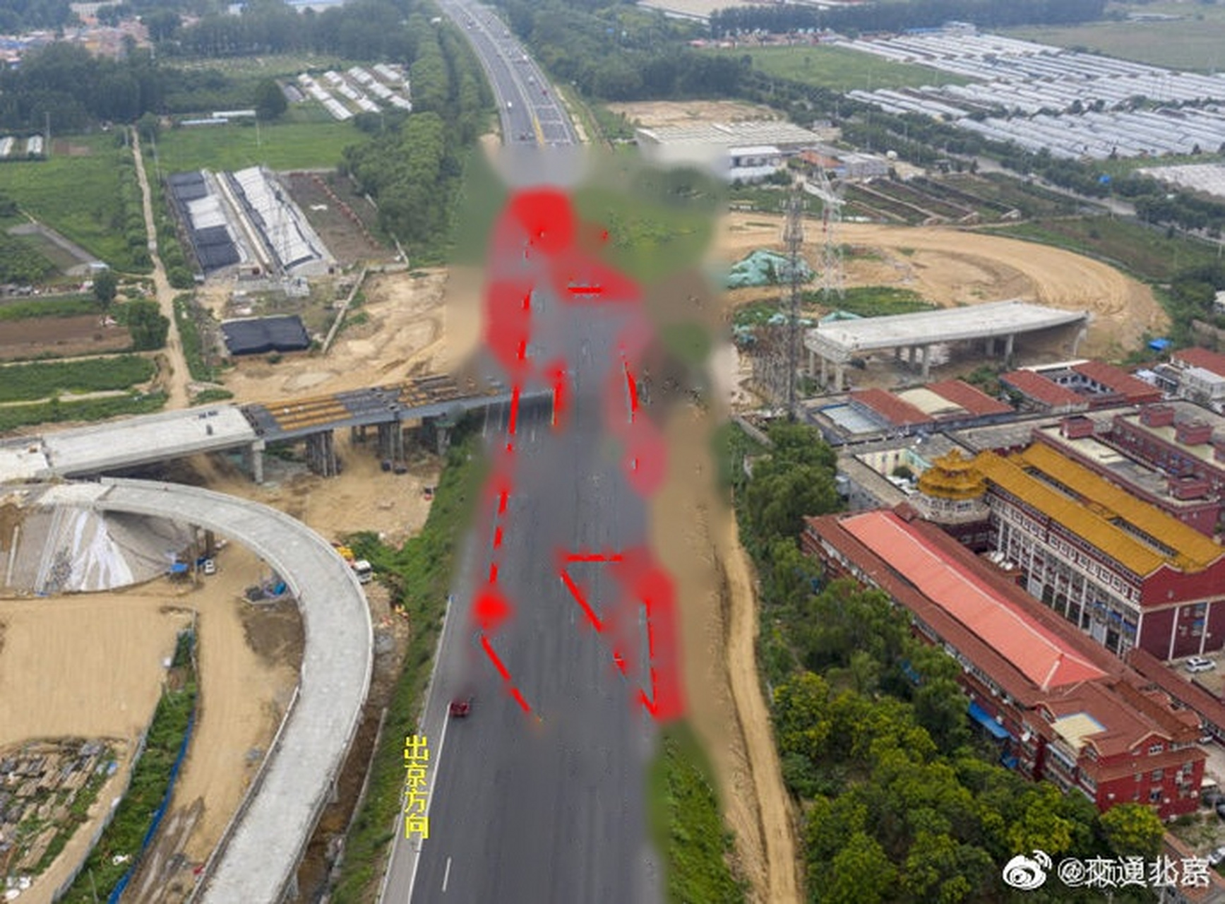 宋梁路北延道路工程南起通州顺义区界,北止京平高速,道路主线全长为