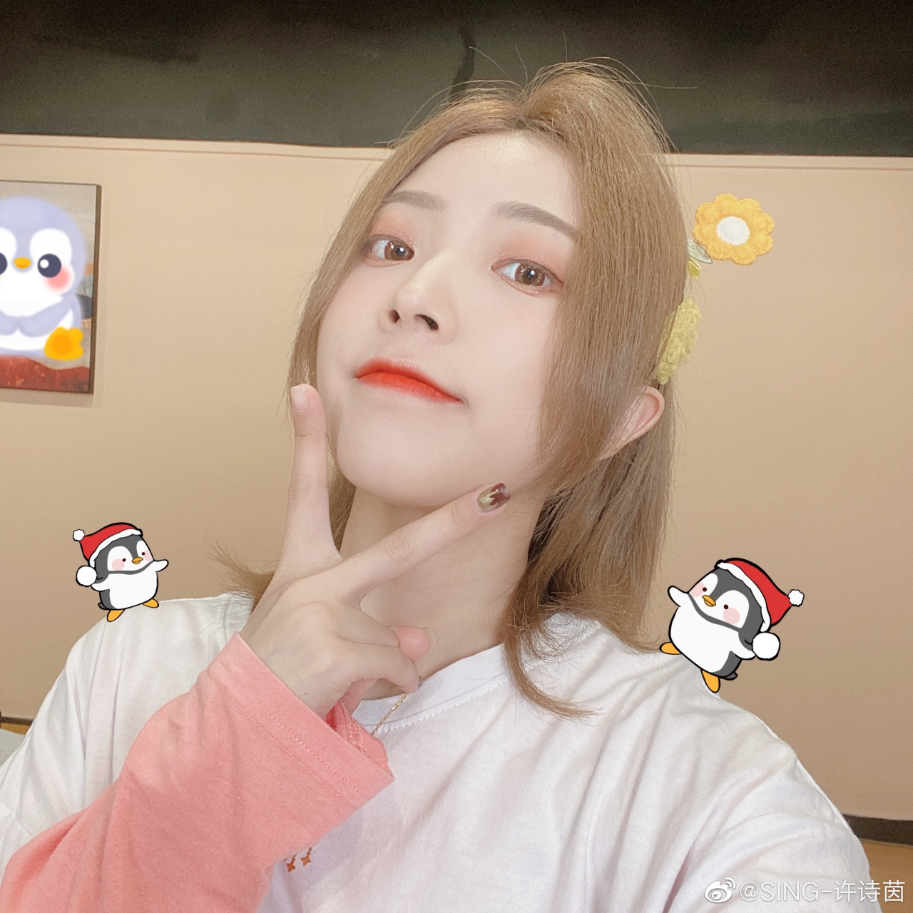 sing女团 许诗茵 1220来看鹅次元演唱会 自拍突然鹅化[没眼看] 可惜没