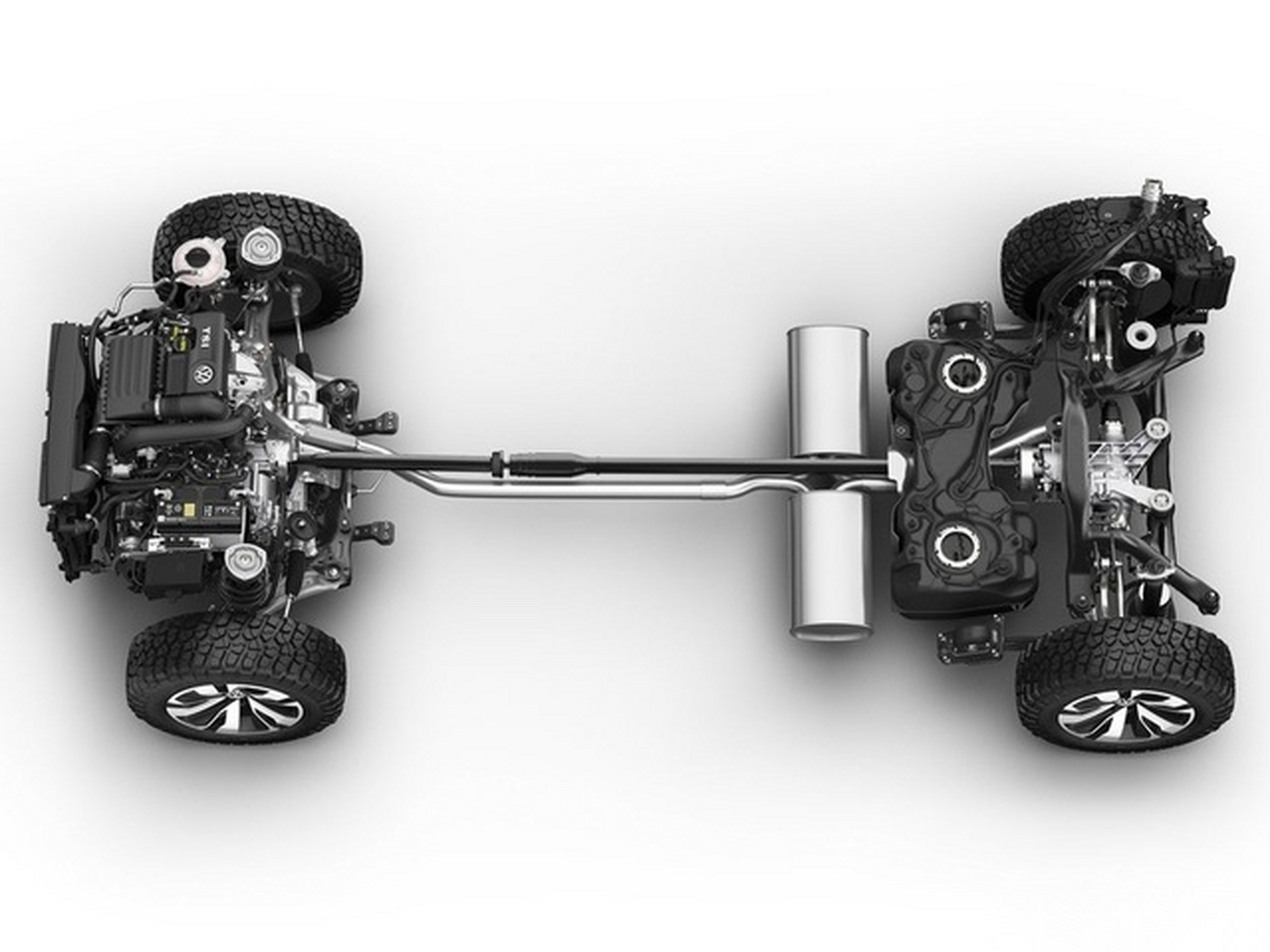 【大众tarok概念车官图发布,定位皮卡车型】此前,大众发布了tarok皮卡