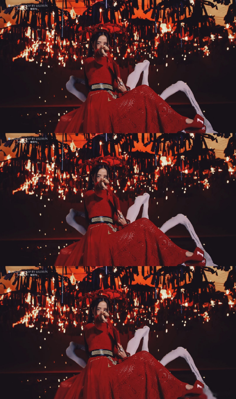 金智秀红衣造型 blackpink回归新歌,智秀欧尼红衣造型简直就是中世纪