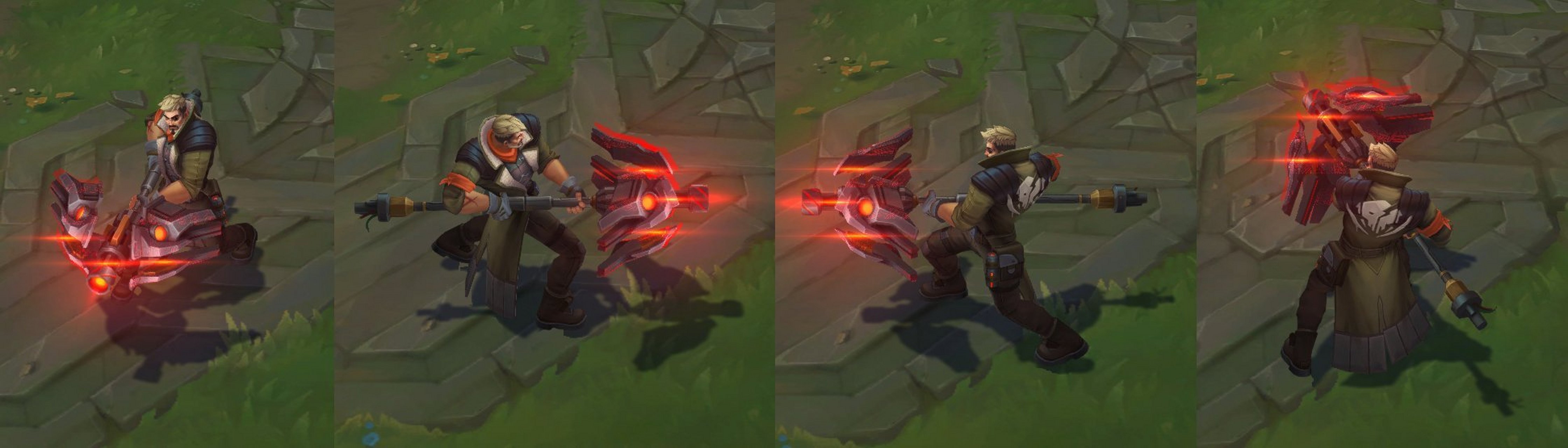 抵抗军杰斯 原画,局内和炫彩 (这个杰斯有点老