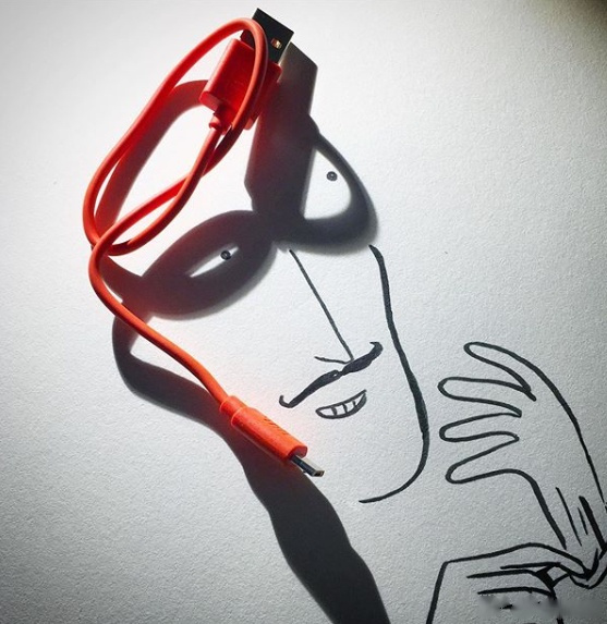 光影下的再创作, 来自比利时的艺术家 vincent bal.