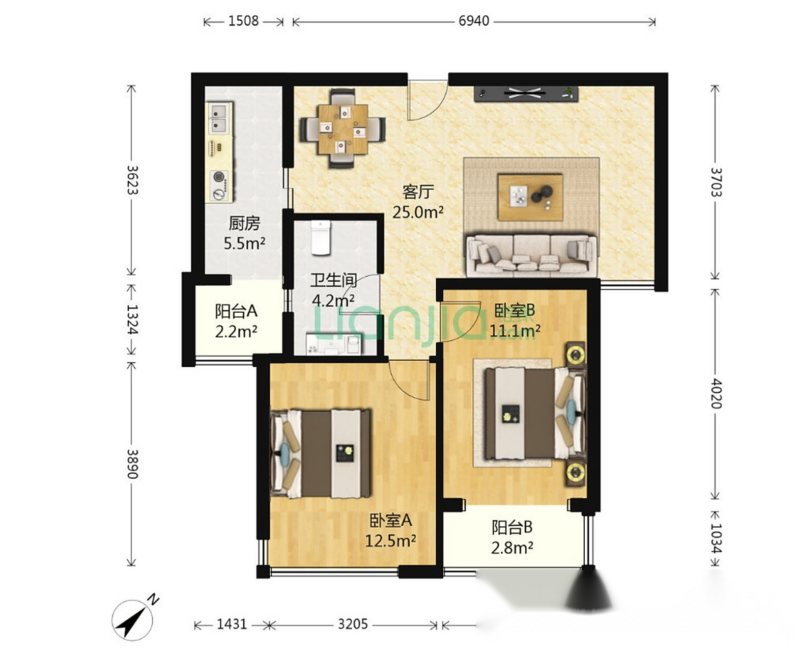 虎坊路向南和南横东街的交界处,极具生活气息.