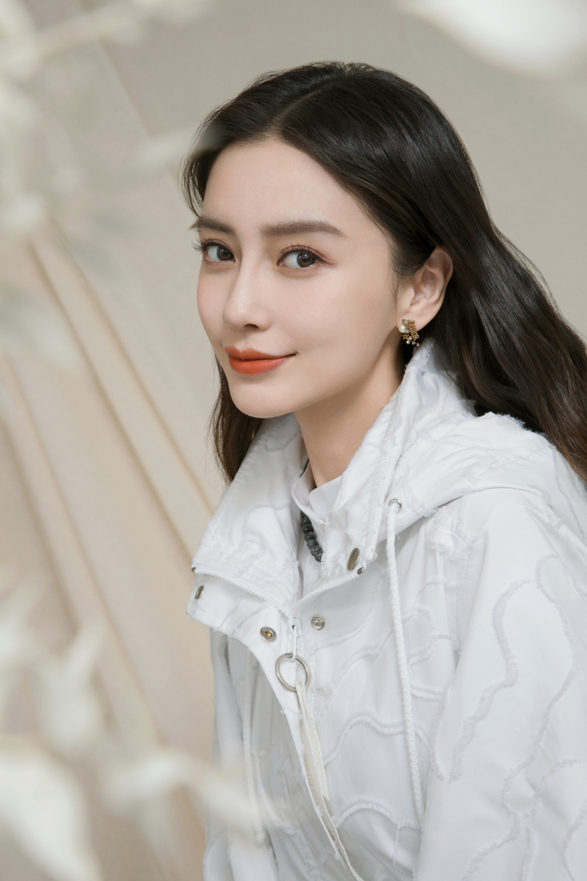 无水印原图angelababy 精彩演绎dior迪奥二零二零春夏迷彩系列