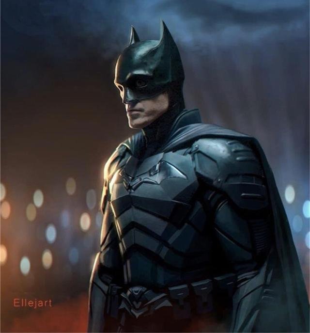 在全套的蝙蝠侠制服下的是特技替身演员,蝙蝠侠并没有穿着他的斗篷,另
