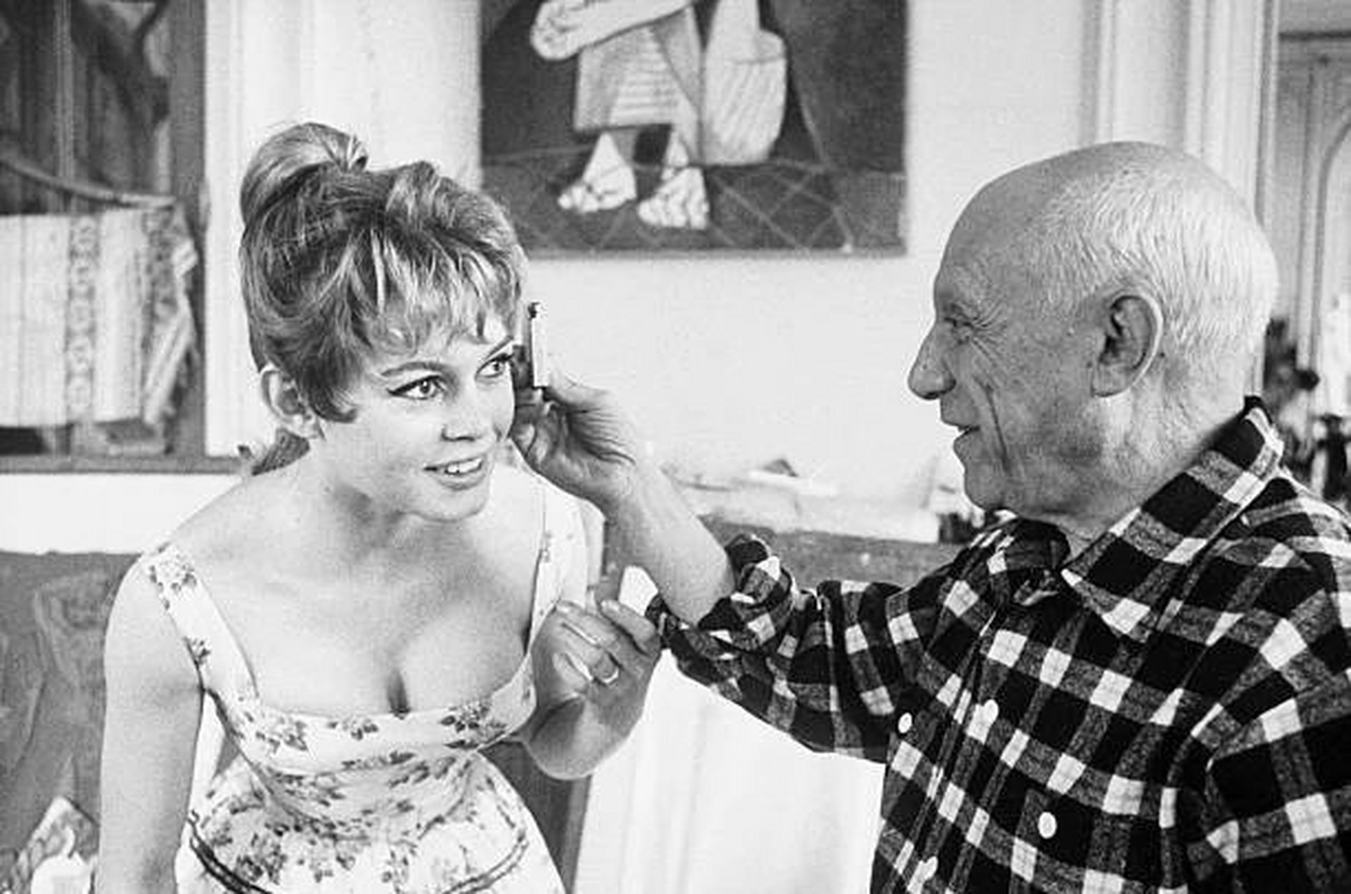 【毕加索与碧姬·巴铎】当碧姬·芭铎在1956年遇见巴勃罗·毕加索时