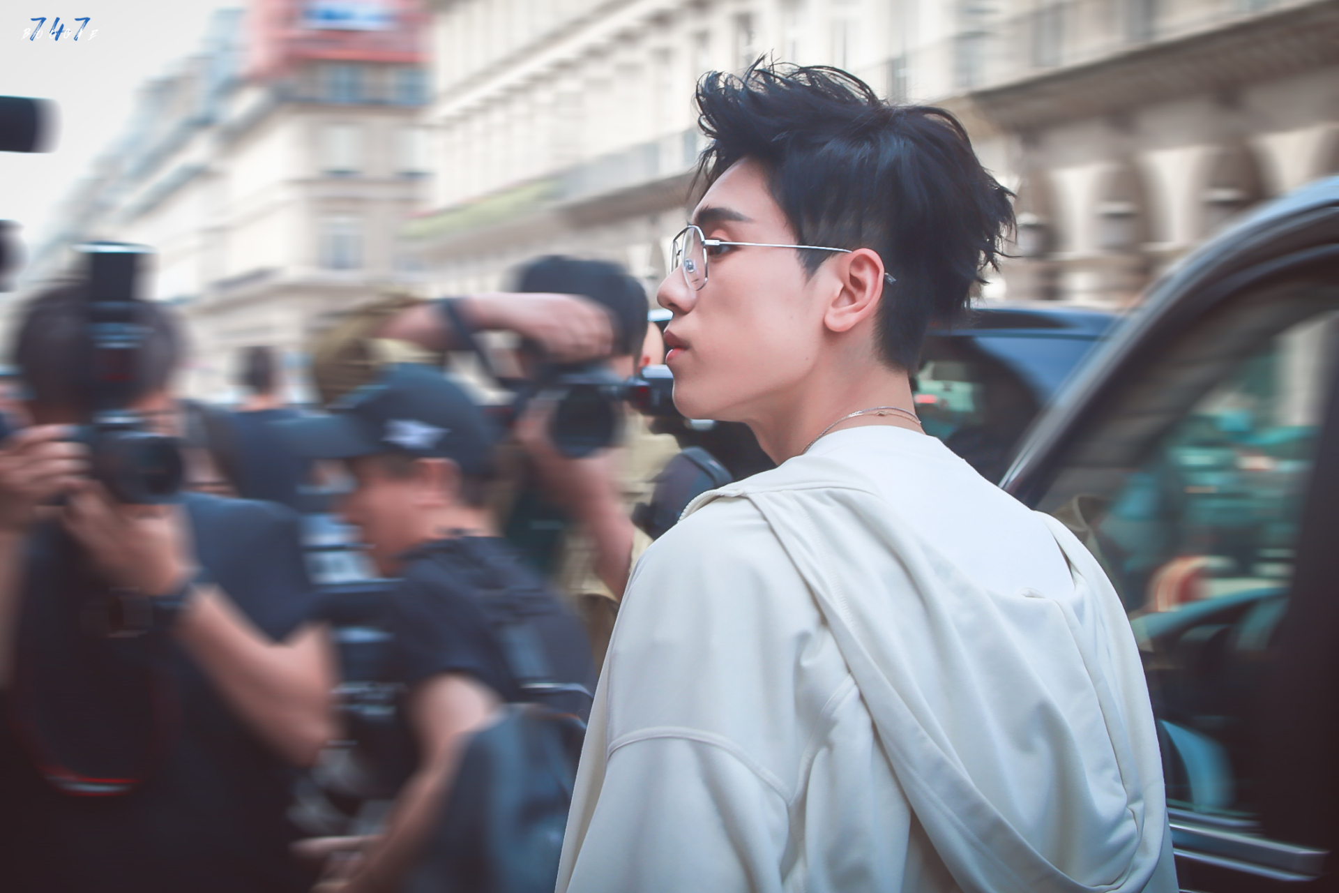 2019春夏时装周#王子异,王子异巴黎时装周今天你为啵唧努力了吗?