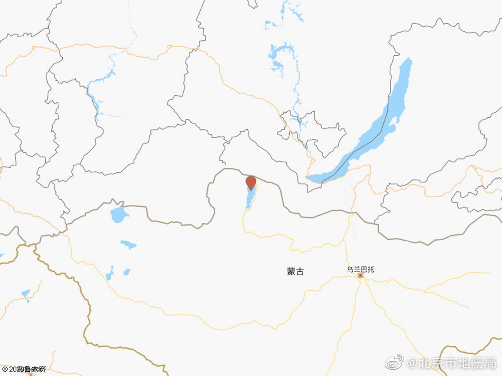 8级地震】中国地震台网正式测定:01月12日05时32分在蒙古(北纬51.