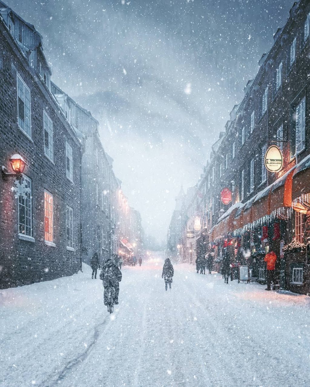 风雪中的城市 | 魔幻之城魁北克.