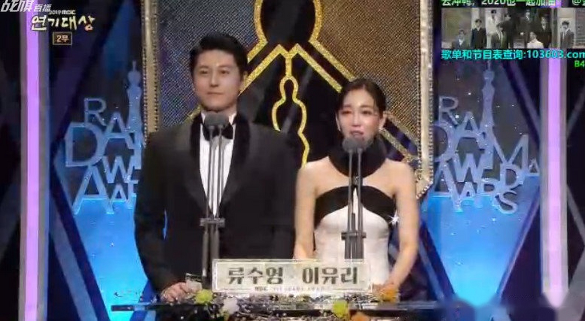 最优秀演技奖, 日日剧,周末剧部门颁奖嘉宾:柳秀荣,李宥利