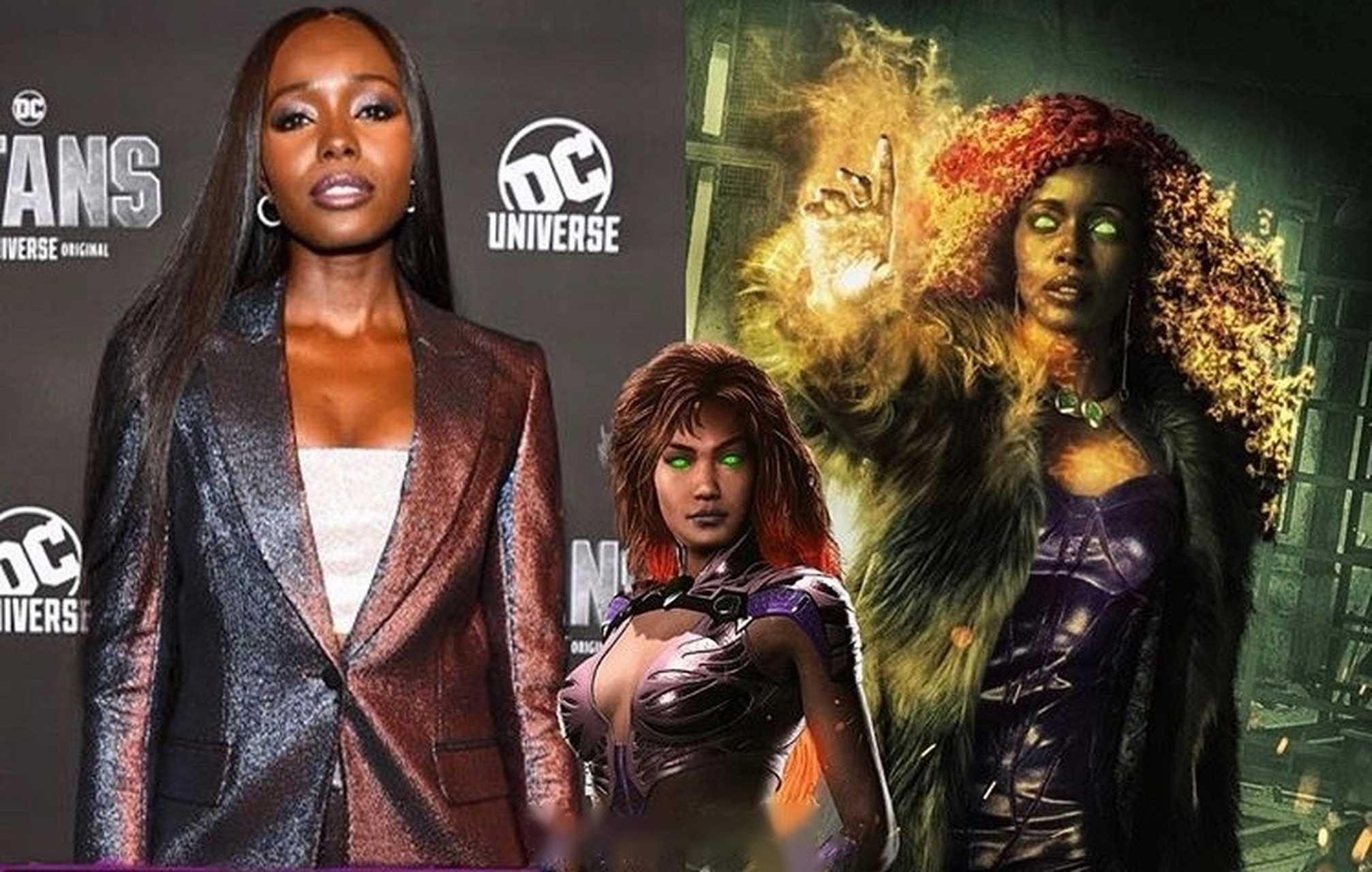 电视剧《泰坦》星火演员anna diop证实道,预告片中的服装只是电视剧