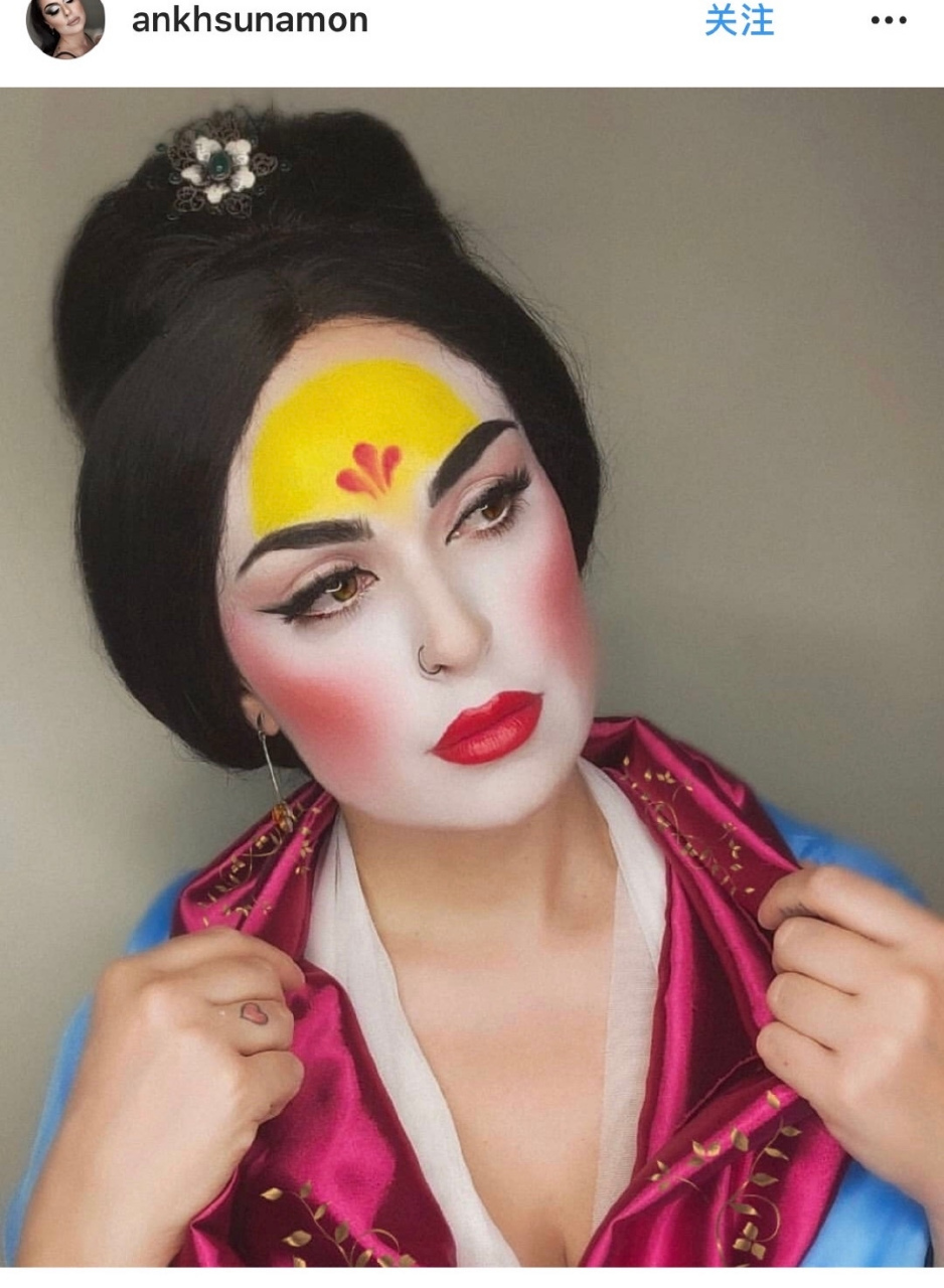 花木兰妆容##刘亦菲花木兰#   刘亦菲主演的电影《花木兰》在国外