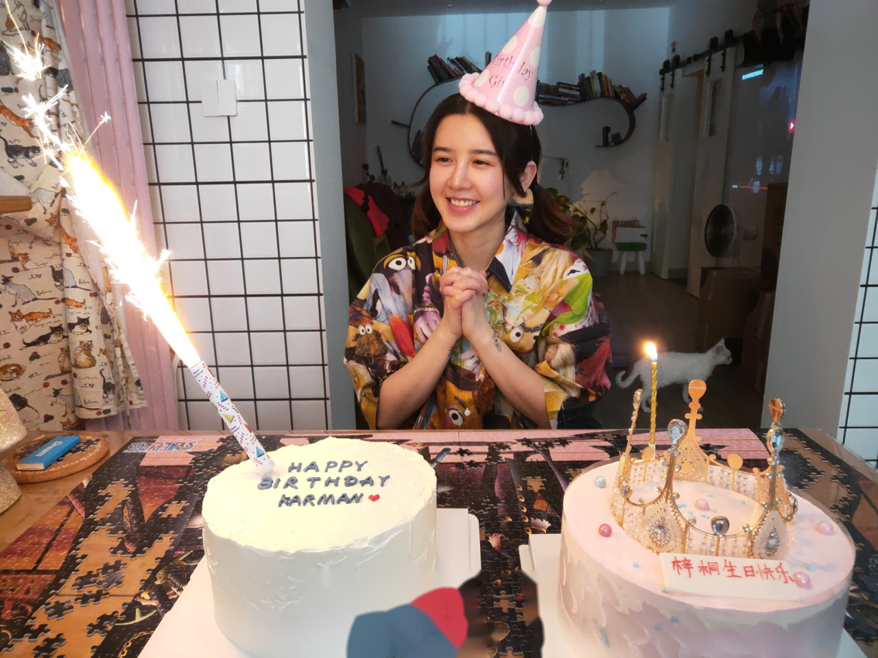 连续三年都是早上吃生日蛋糕,别问我为什么,因为晚上有事.