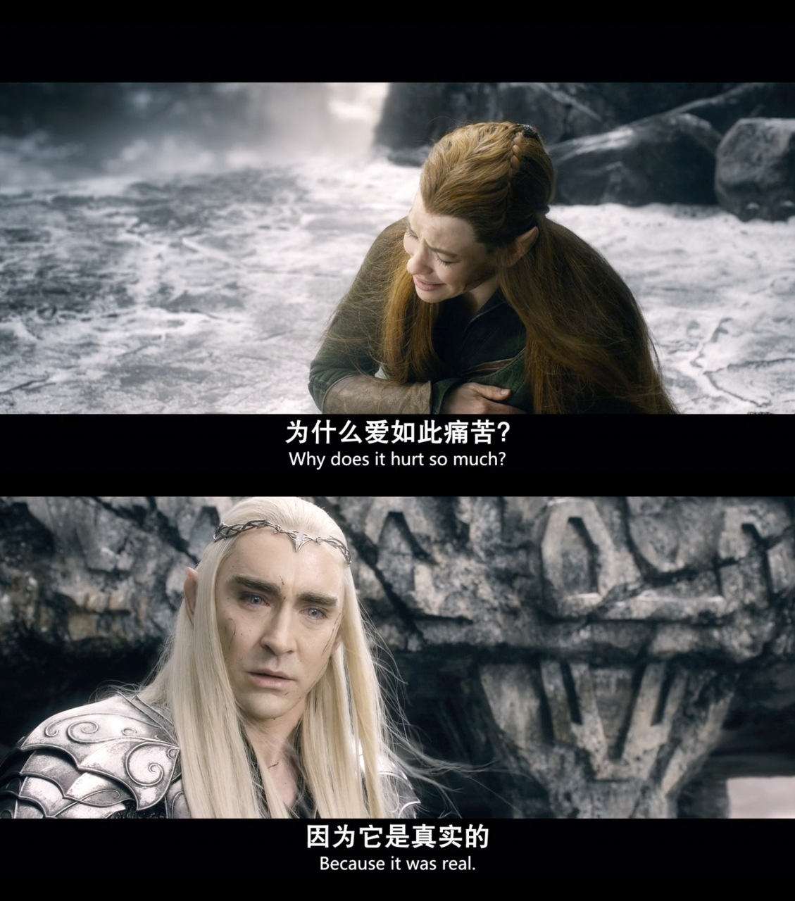 我们可以猜到她是瑟兰迪尔的一生挚爱,也是深爱着莱戈拉斯的母亲