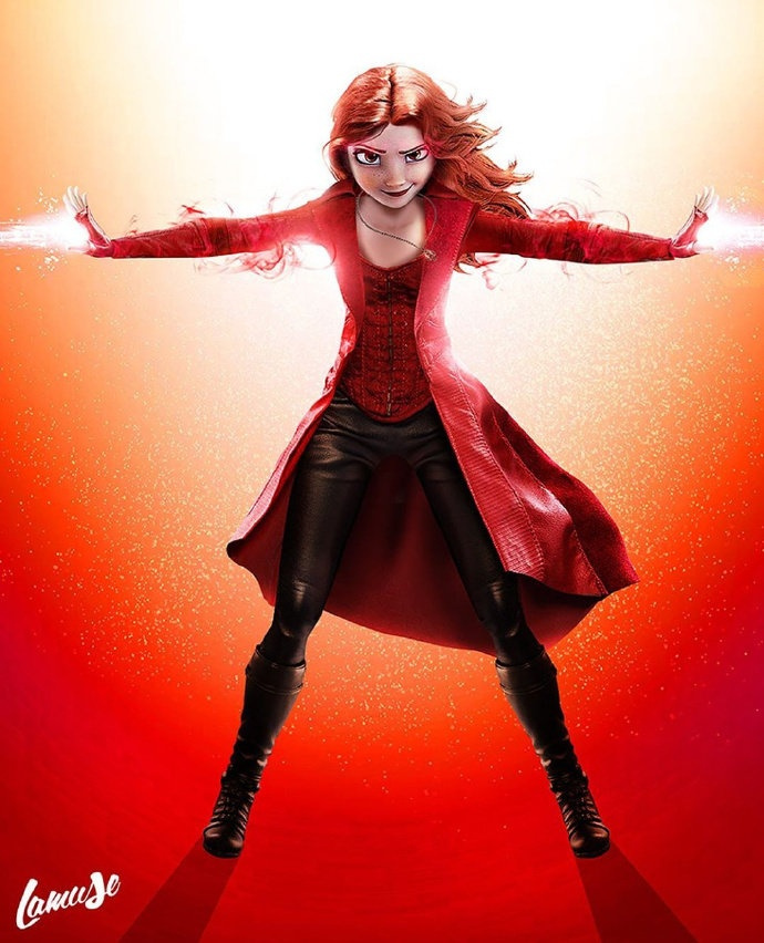 搜索引擎 当《冰雪奇缘2》艾莎变身超级英雄后……啊