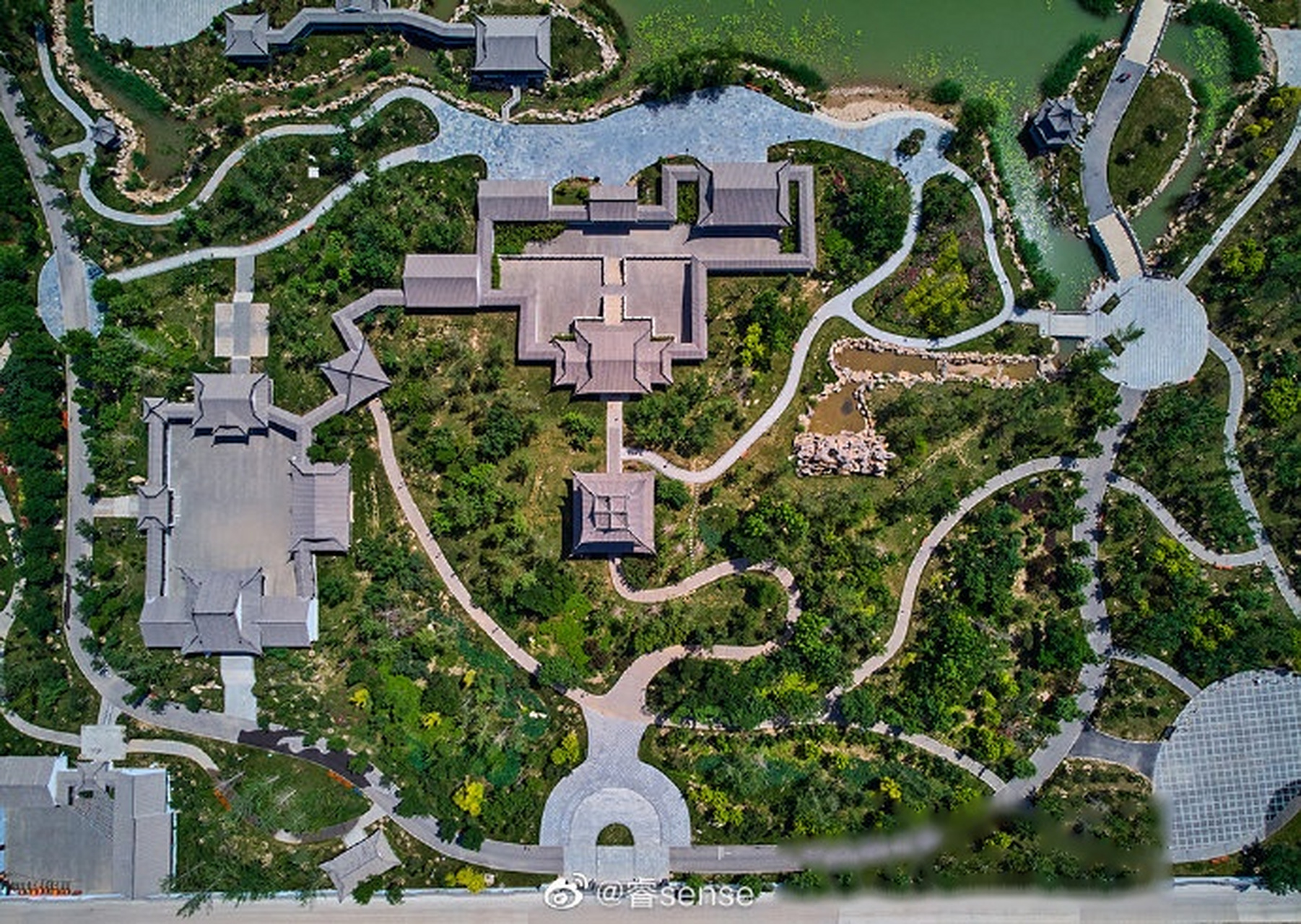 石家庄藁城区藏着一座江南园林——兴华公园.
