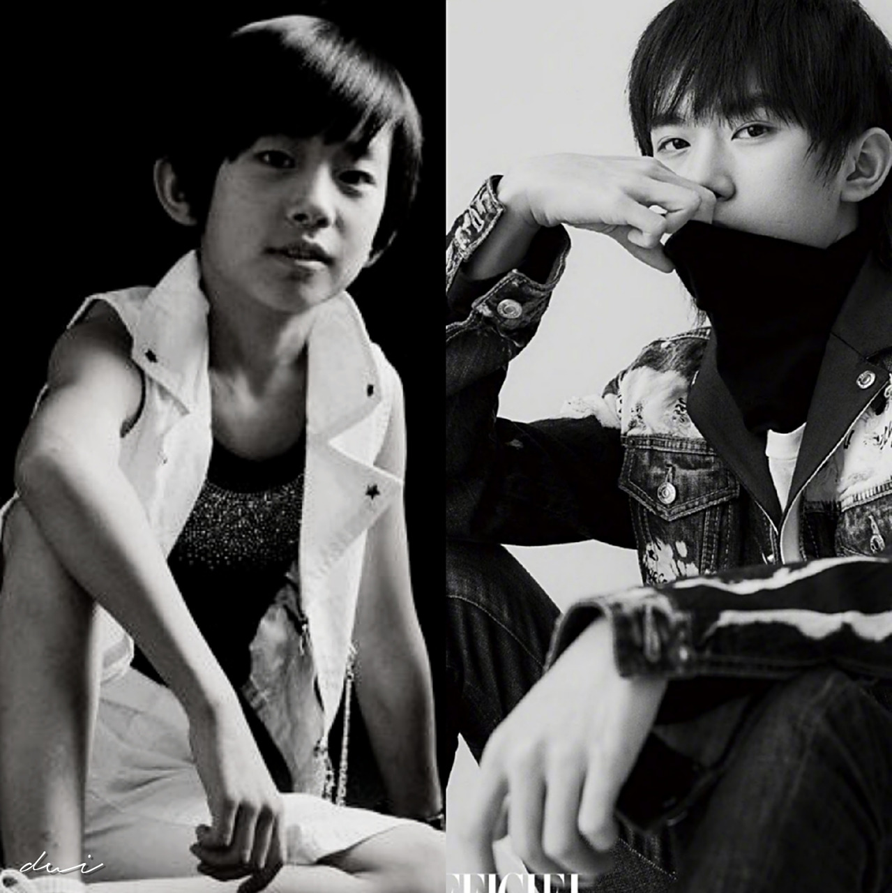 易烊千玺弟弟易烊昱华 哥哥和弟弟都好优秀 !