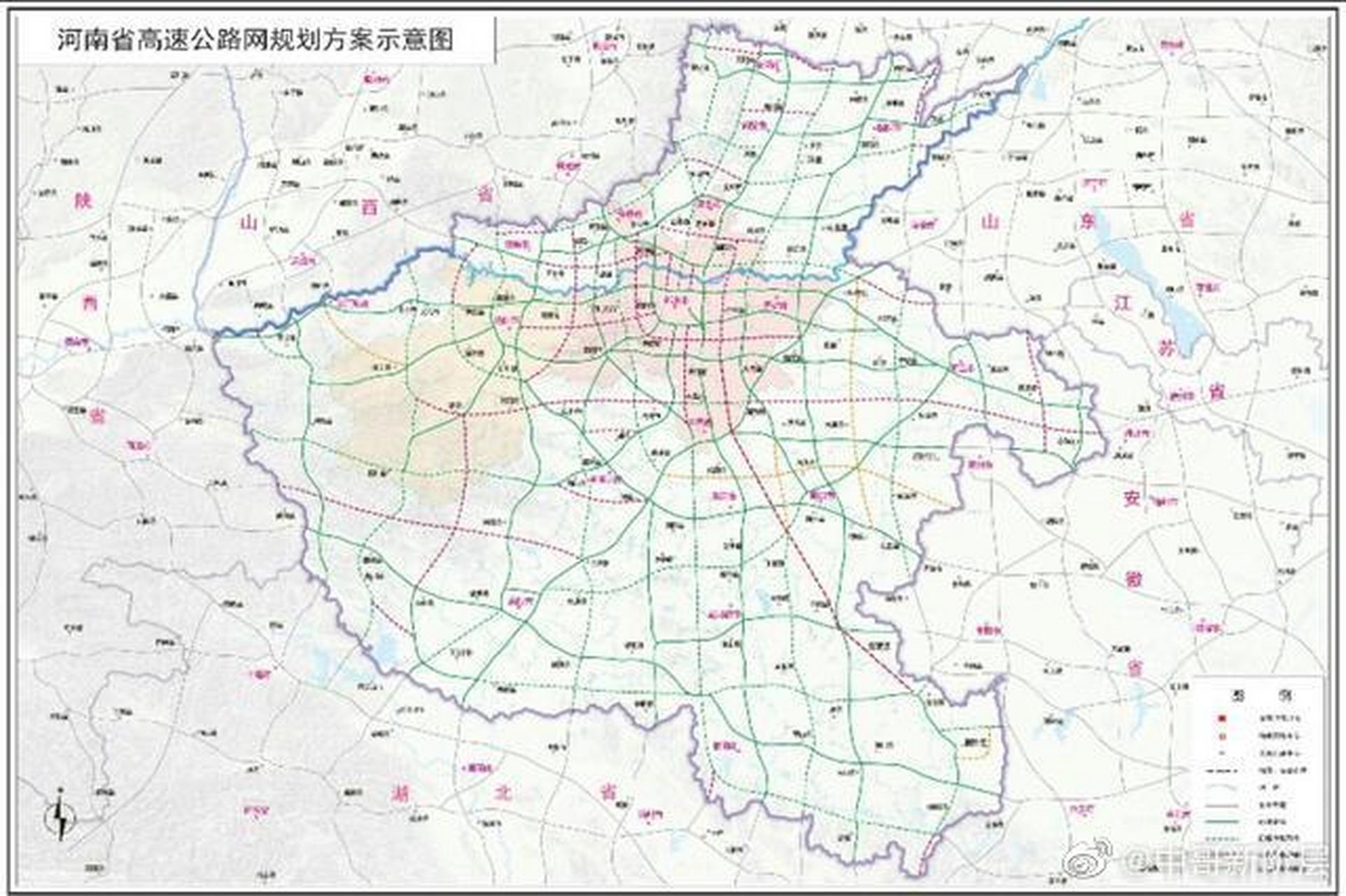 河南2035年高速公路规划图,有没有规划到你的家乡呢?