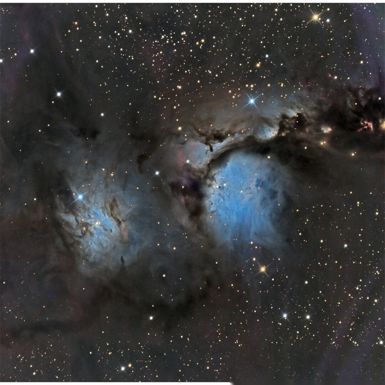 m78或梅西尔78,也称为ngc 2068,是在猎户座的一个反射星云
