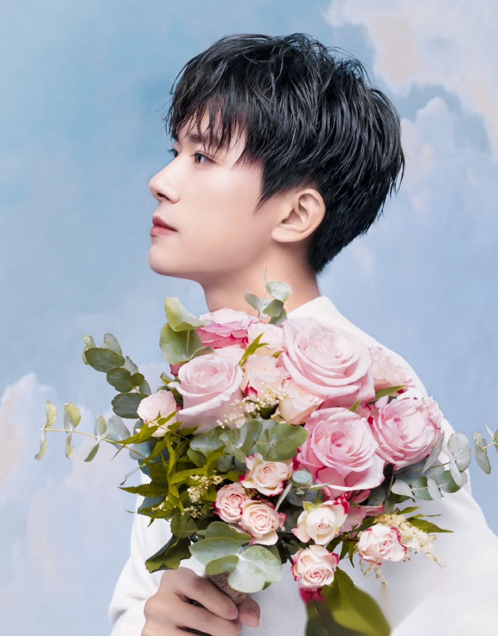 情人节快乐!请接收小王子千玺的玫瑰花,早安!