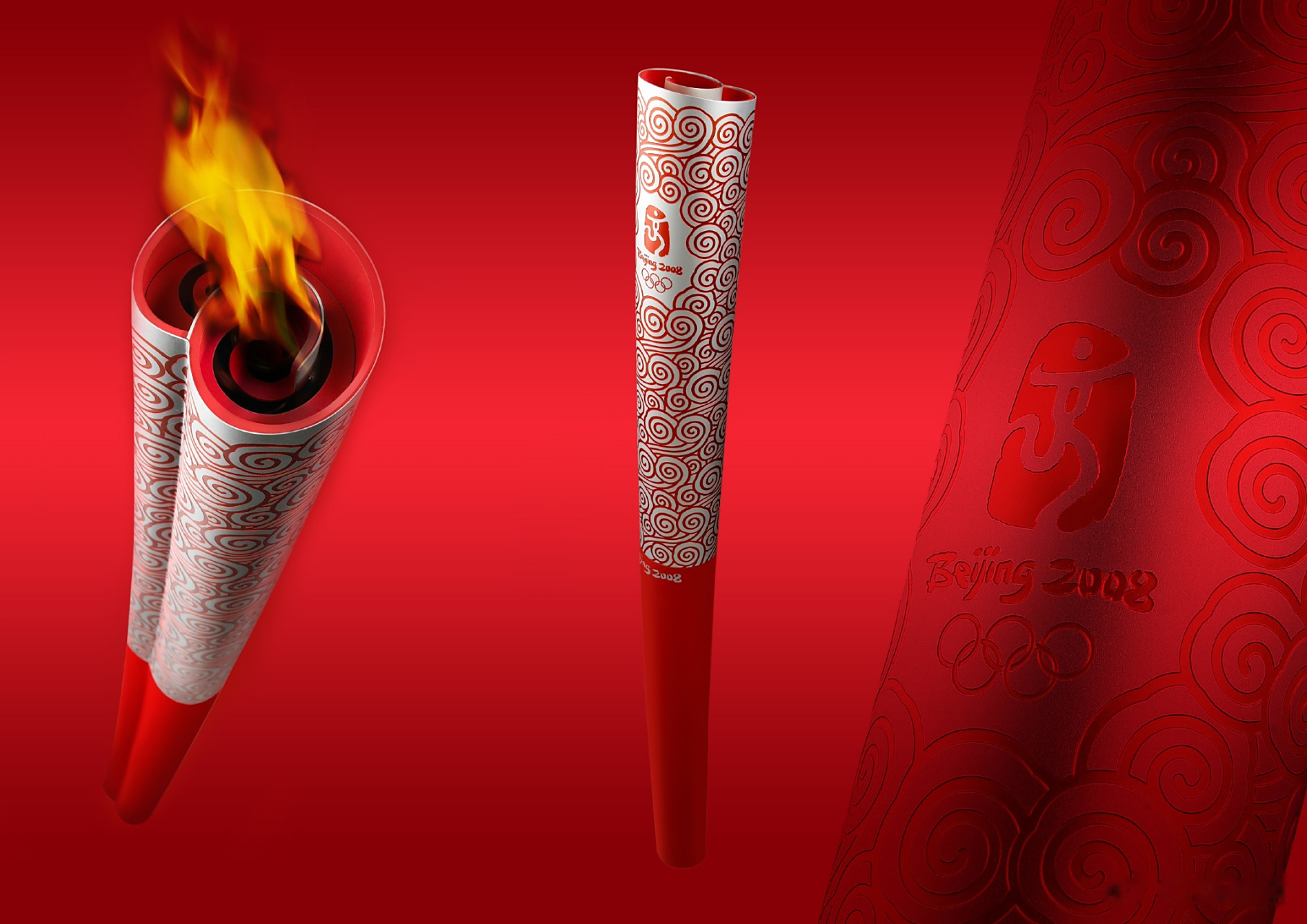 高举着祥云火炬不仅是个人的骄傲,更是中华民族百年的期盼.