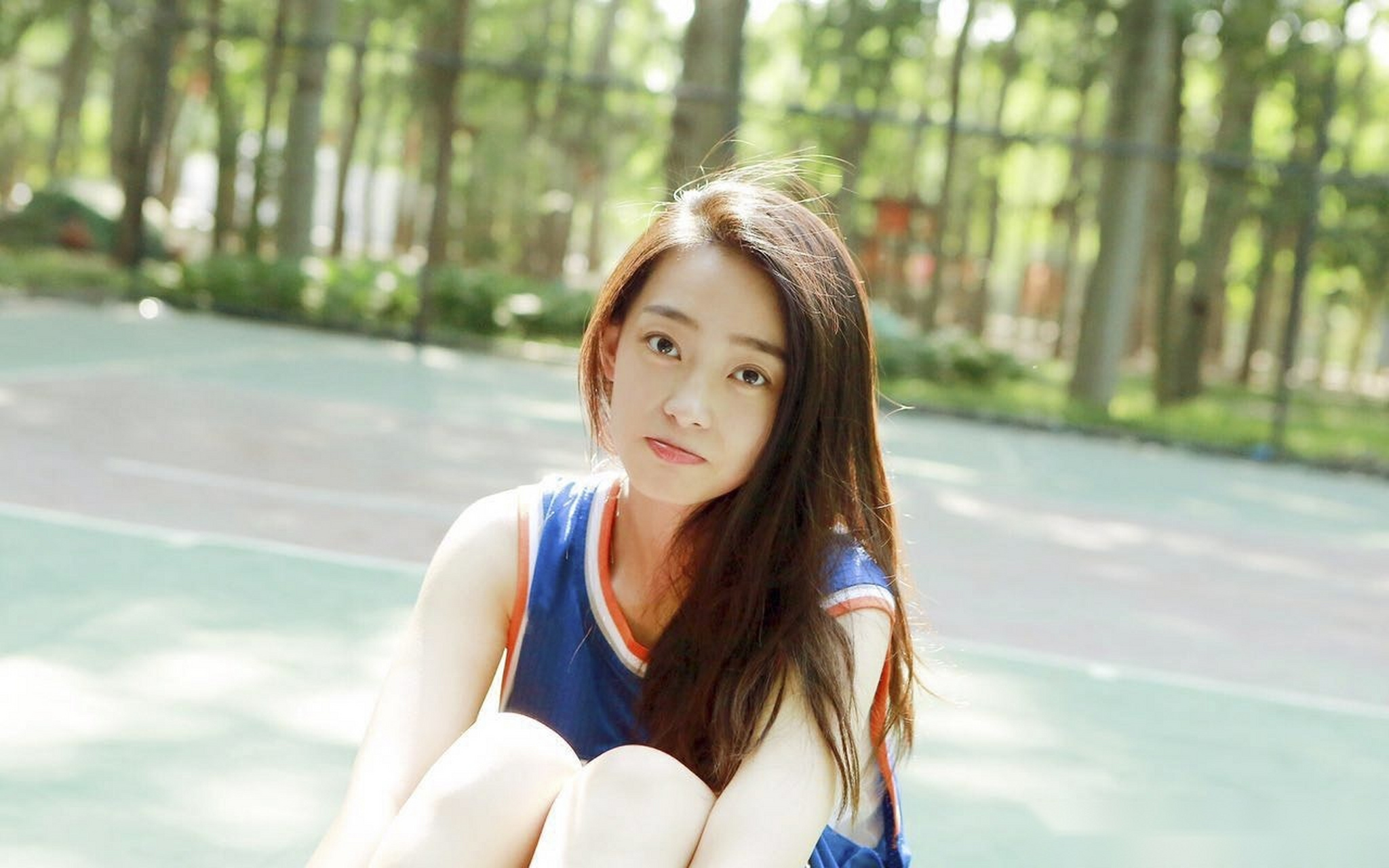 王艺诺穿篮球装也能小清新.