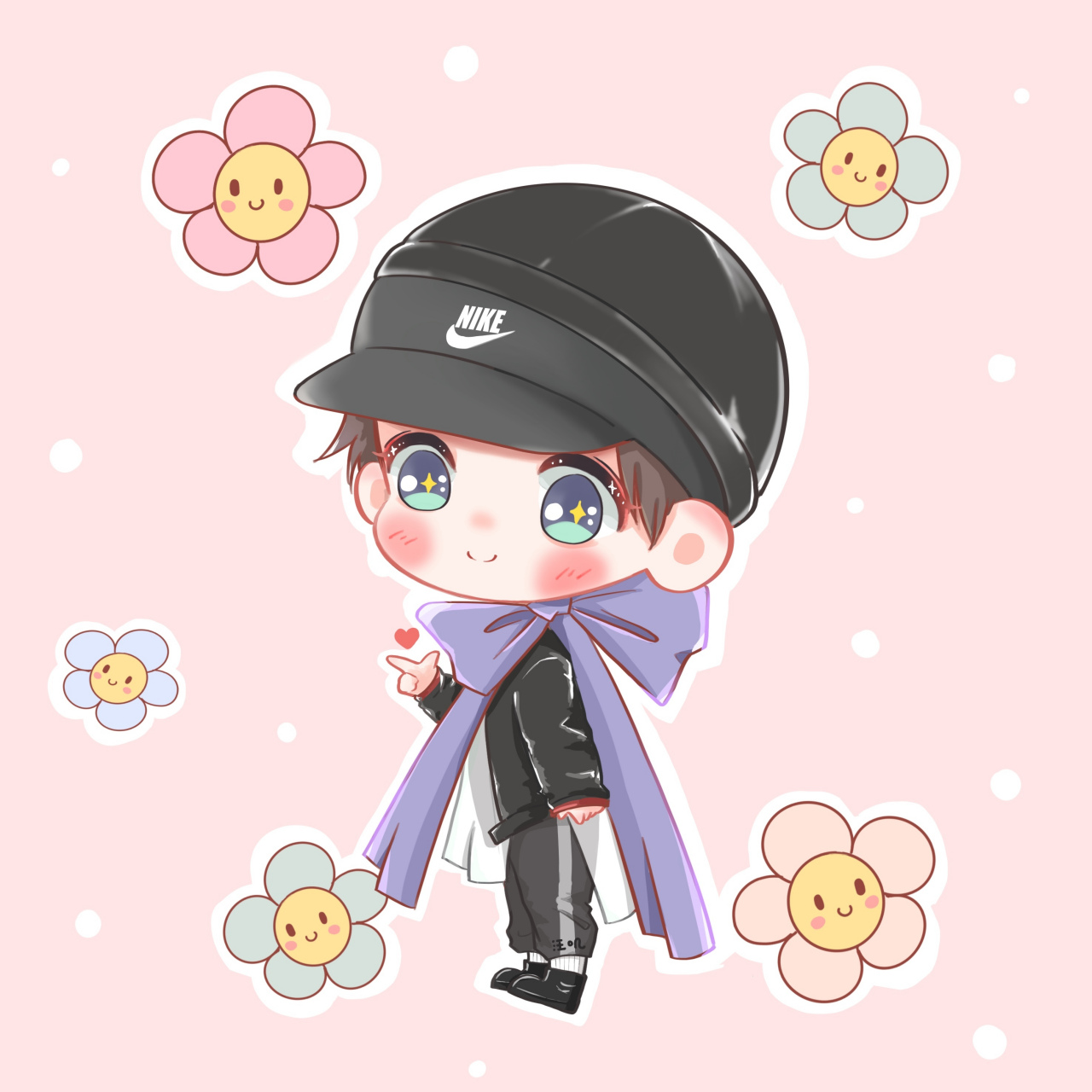 爱心发射 博子的拽酷造型 周六的早上,来接受双重冲击吧 @uniq王一博