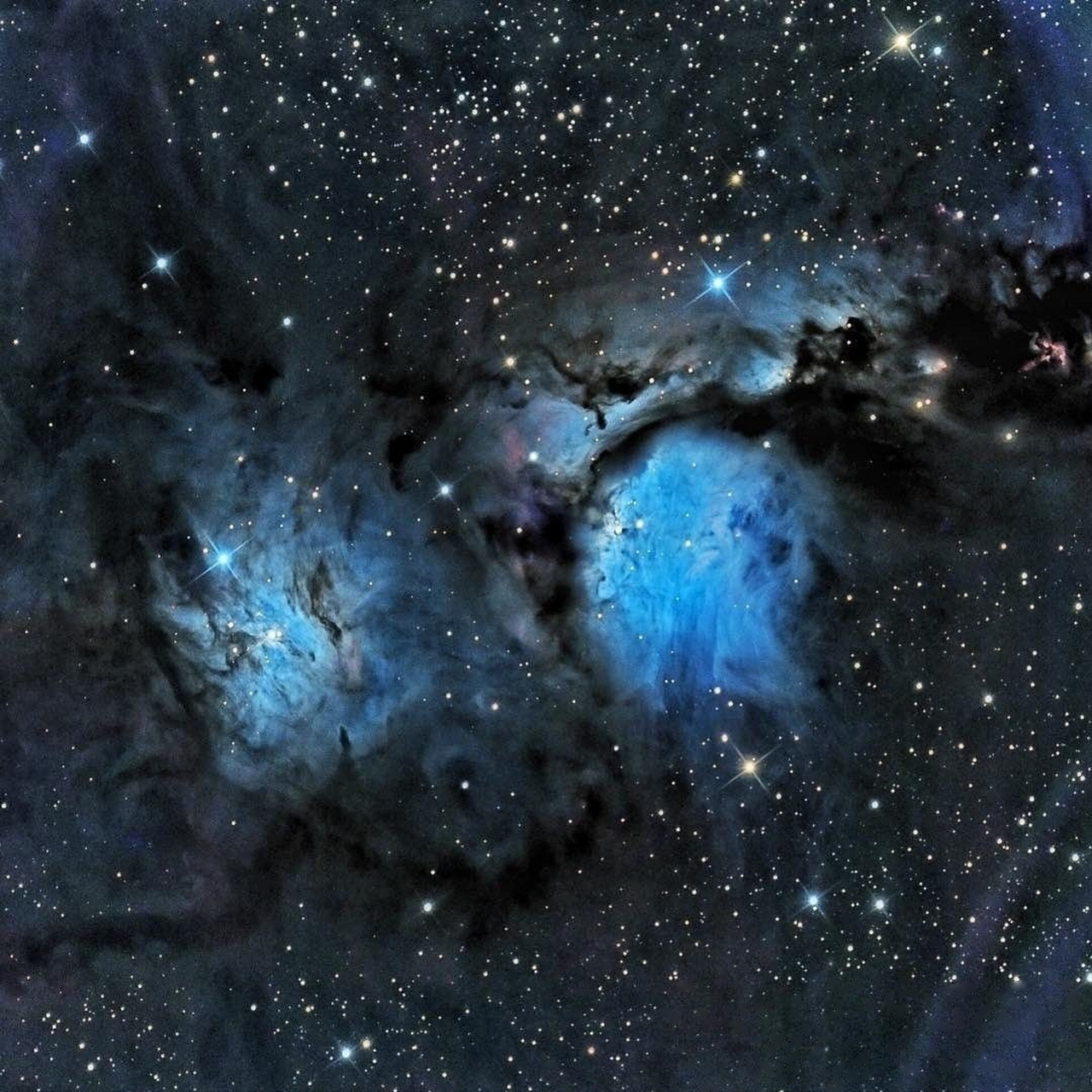 m78或梅西尔78,也称为ngc 2068,是在猎户座的一个反射星云