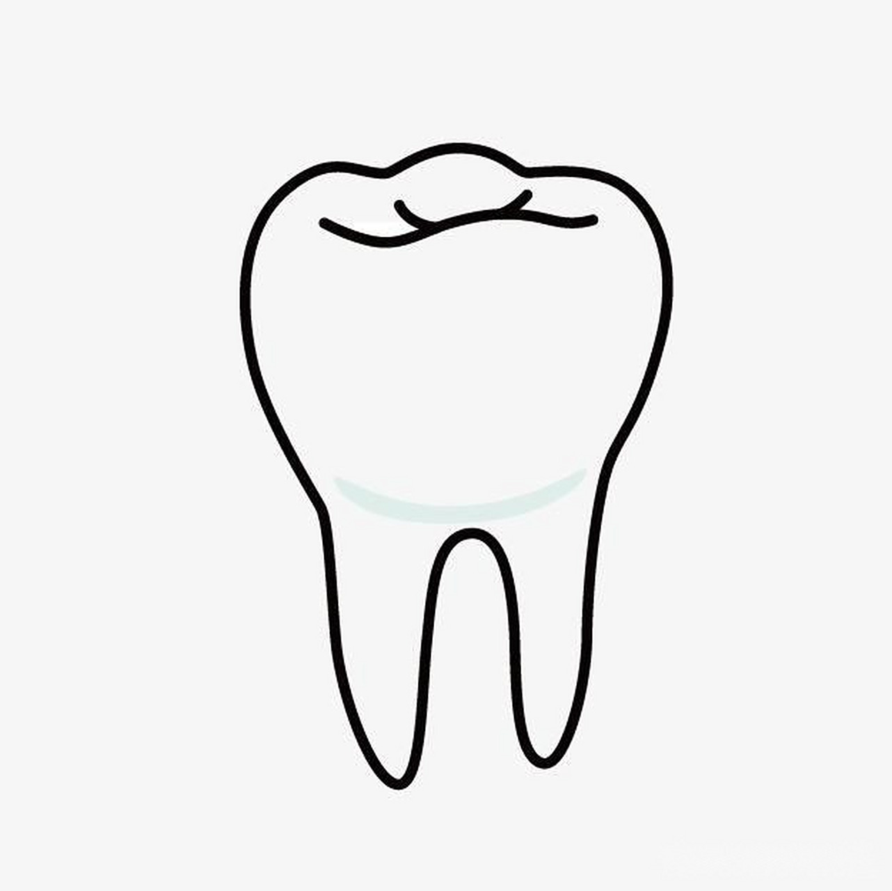 今天拔了一颗牙,亲眼看到的时候,我才确认,除了平时