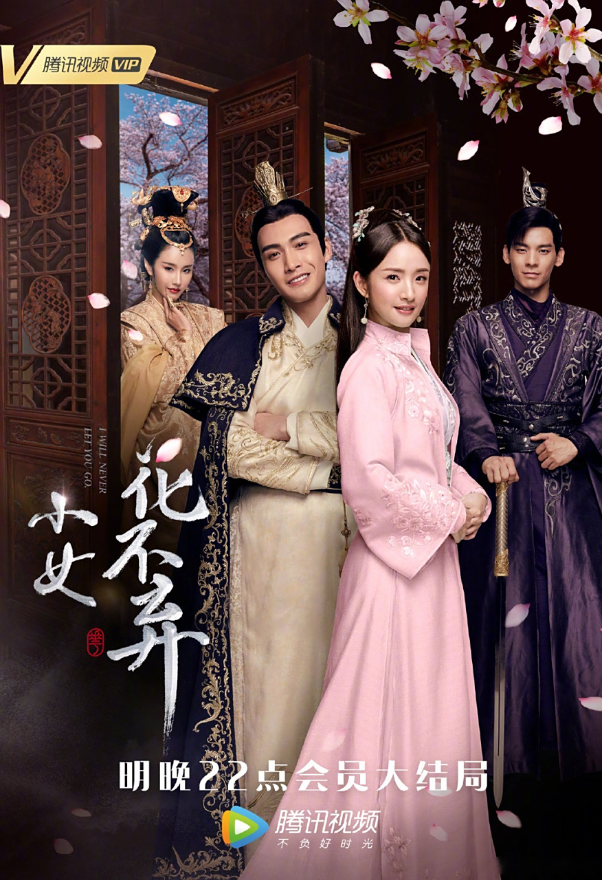 热剧推荐#电视剧《小女花不弃》"落花情"版海报, 《小女花不弃》大