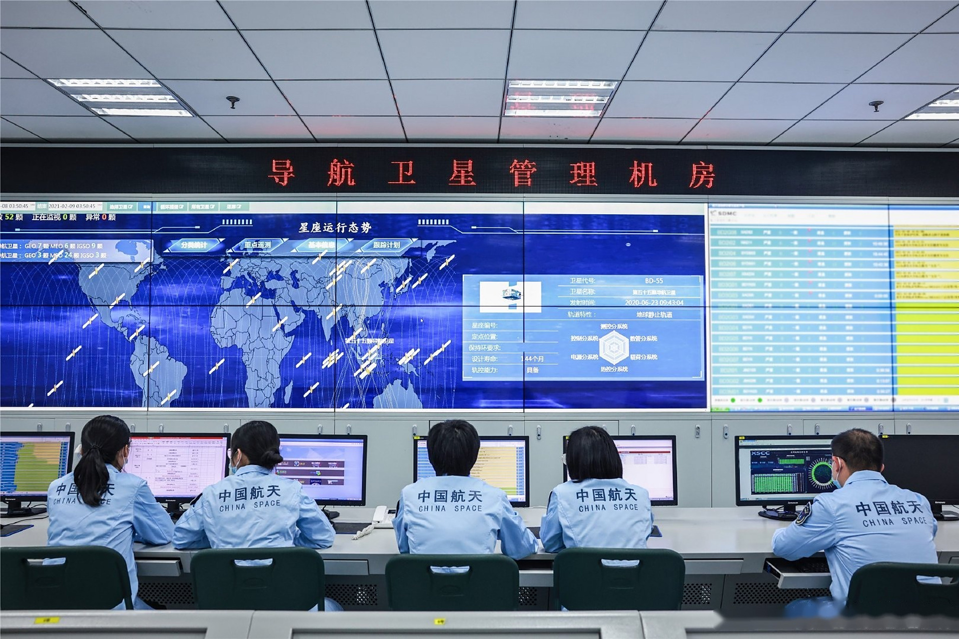 【春节前夕,52颗北斗卫星完成体检】记者2月9日从西安卫星测控中心