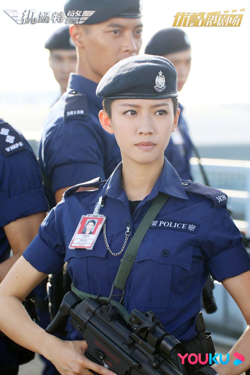 《机场特警》板正制服-first blood,黑色皮靴-double