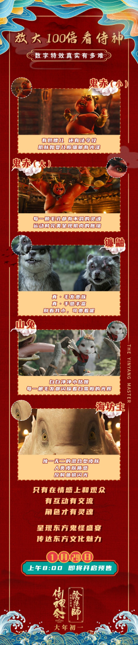 电影侍神令# 拥有不羁灵魂的鬼赤,毛发贵族镰鼬,白净水灵小姑娘山兔