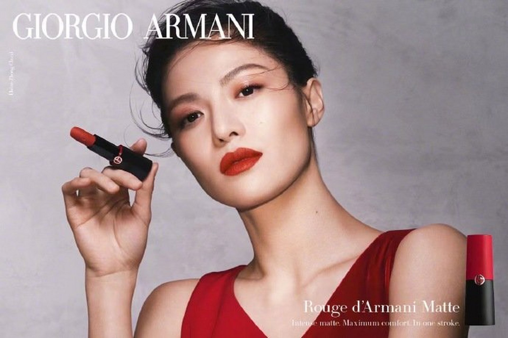 钟楚曦giorgio armani beauty 2021 全球彩妆大使的新硬广