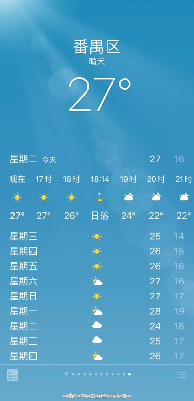 广州番禺天气图片