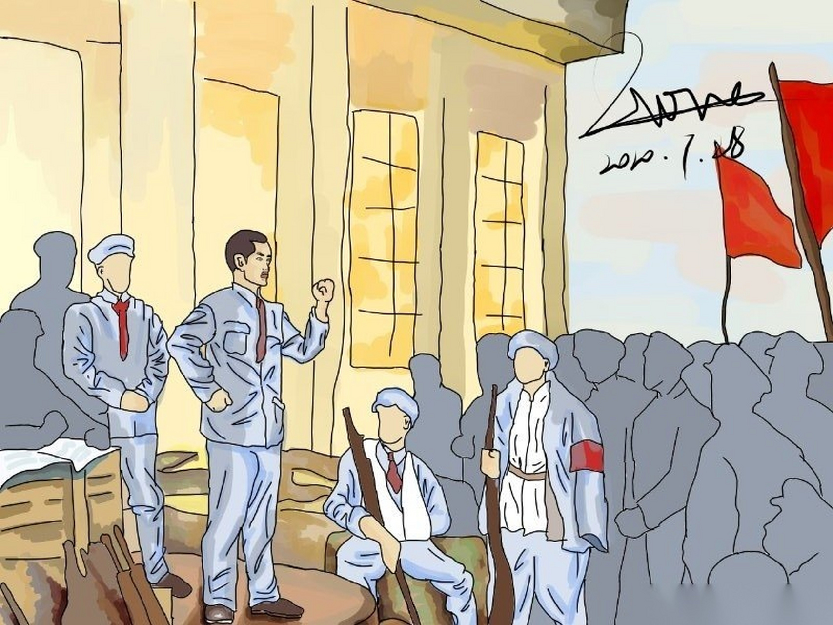 从"南昌起义"到艰苦卓绝的"长征";从"抗日战争"