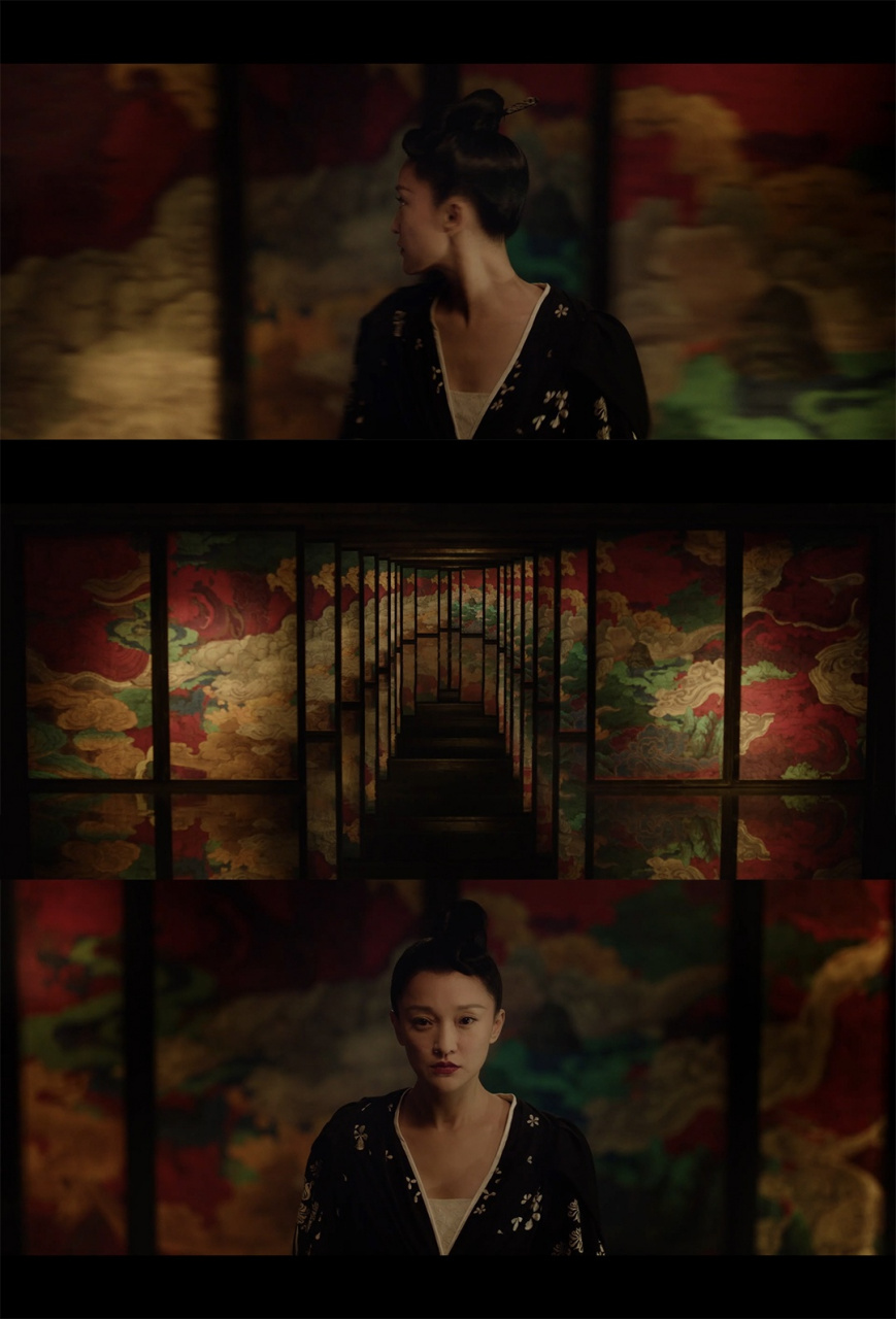 《侍神令》官宣定档大年初一,周迅一身印花黑袍,半遮面,眼神透露着一